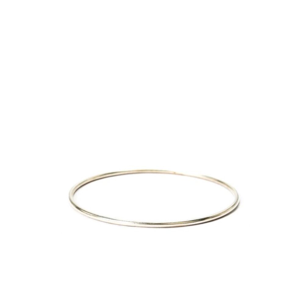 Ann Demeulemeester Womens 925 Silver Bangle 2.5" 7.2g